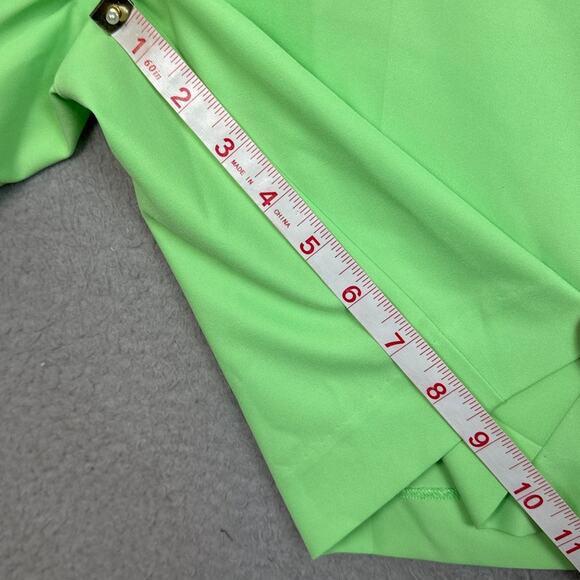 Greg Norman Womens Golf Shorts Bright Neon Green Size 4 Performance Stretch Golf - Picture 5 of 8